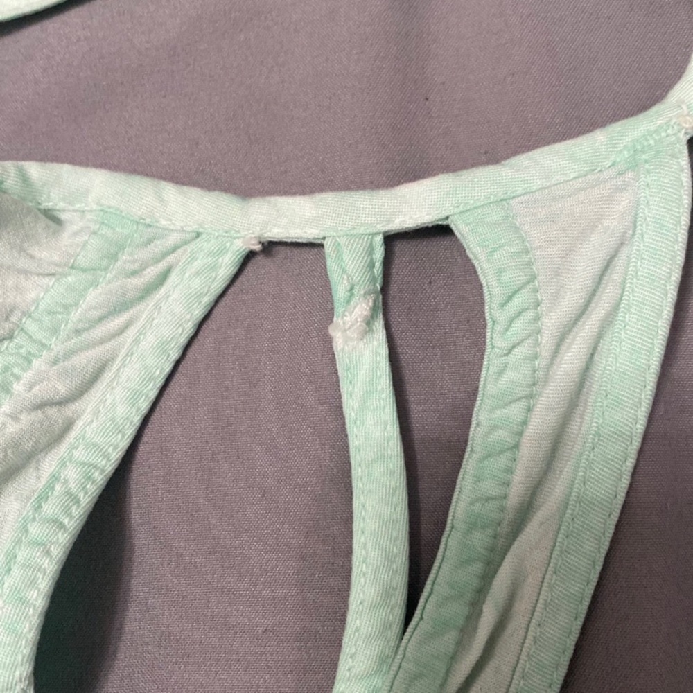 ***Relisting Soon*** RVCA Cutout Turquoise Tank Top - Picture 5 of 6